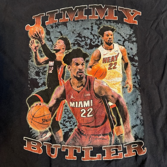 Black Miami Basketball Graphic Tee - Picture 3 of 5